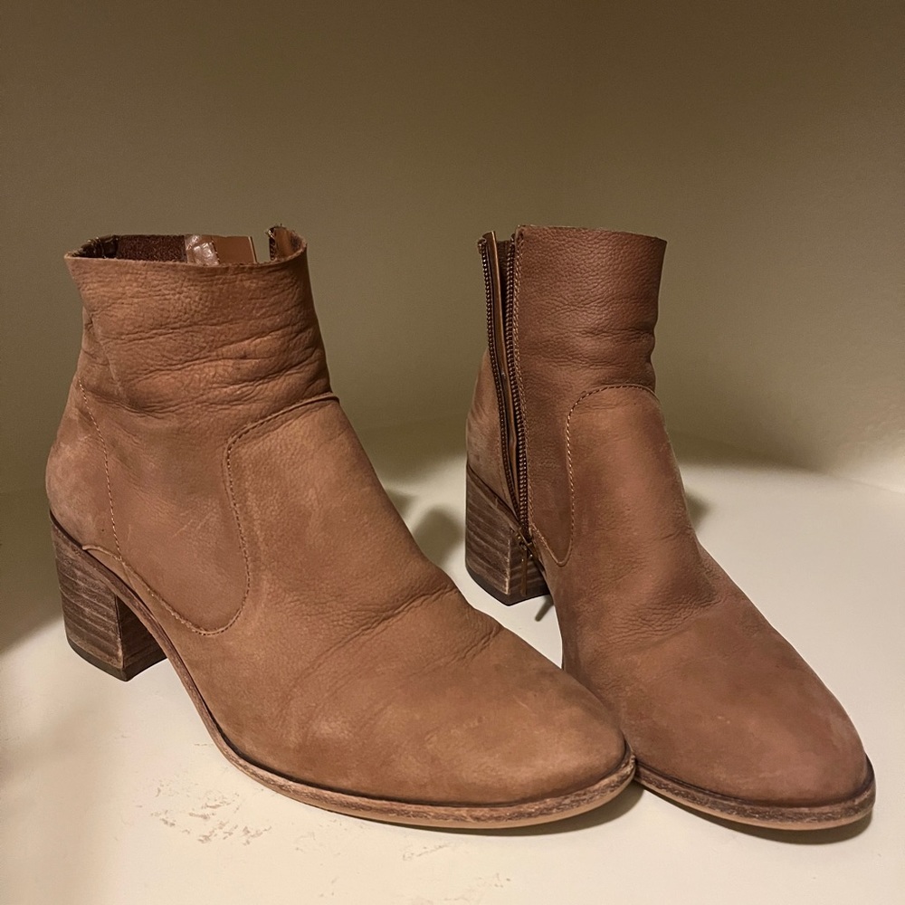 Ankle booties. Very comfortable. Real leather. Bought from Belk.